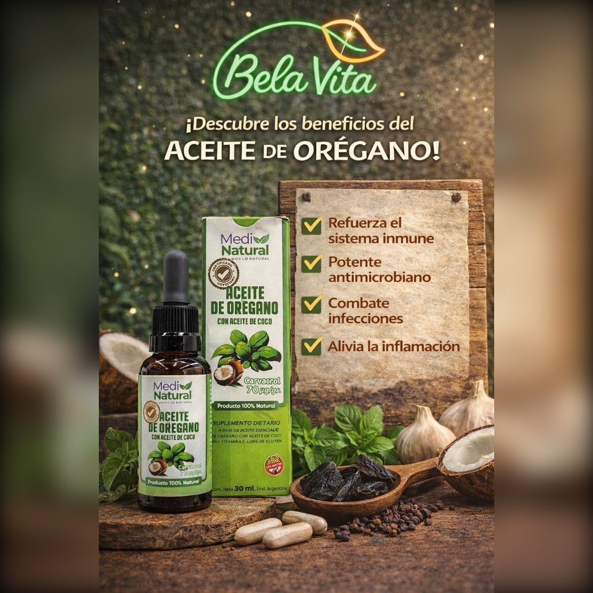 ACEITE DE OREGANO medianatural 30ML