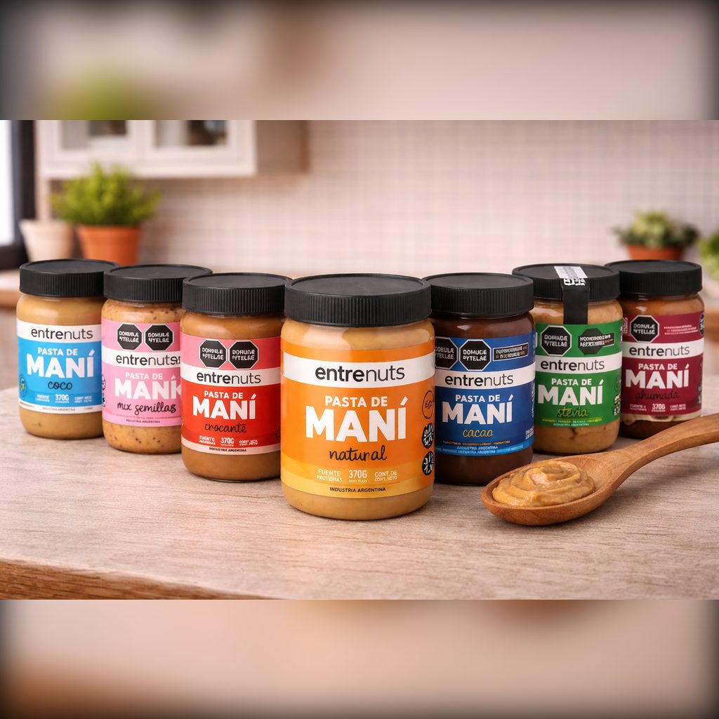 PASTA DE MANI CROCANTE X 370GR ENTRENUTS