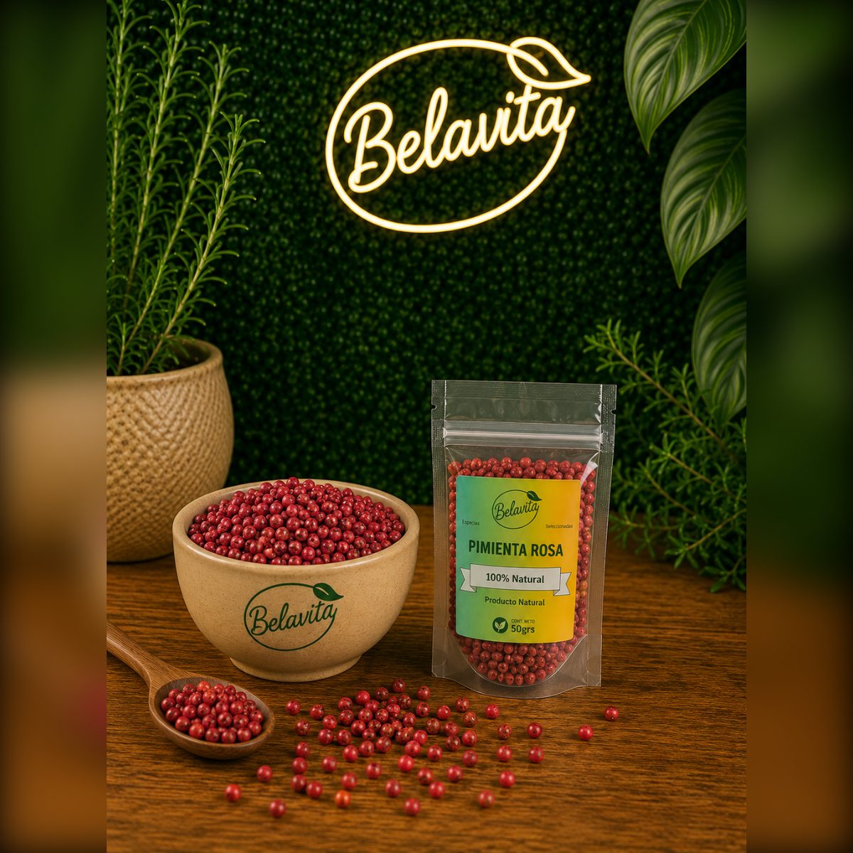 PIMIENTA ROSA EN GRANO X50GRS