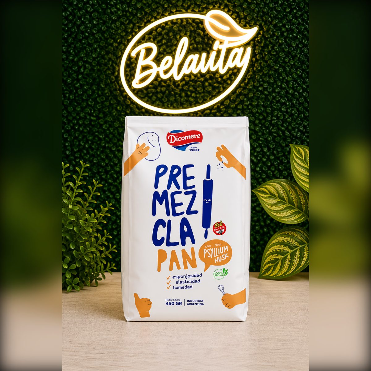 PREMEZCLA PAN 450GR DICOMERE