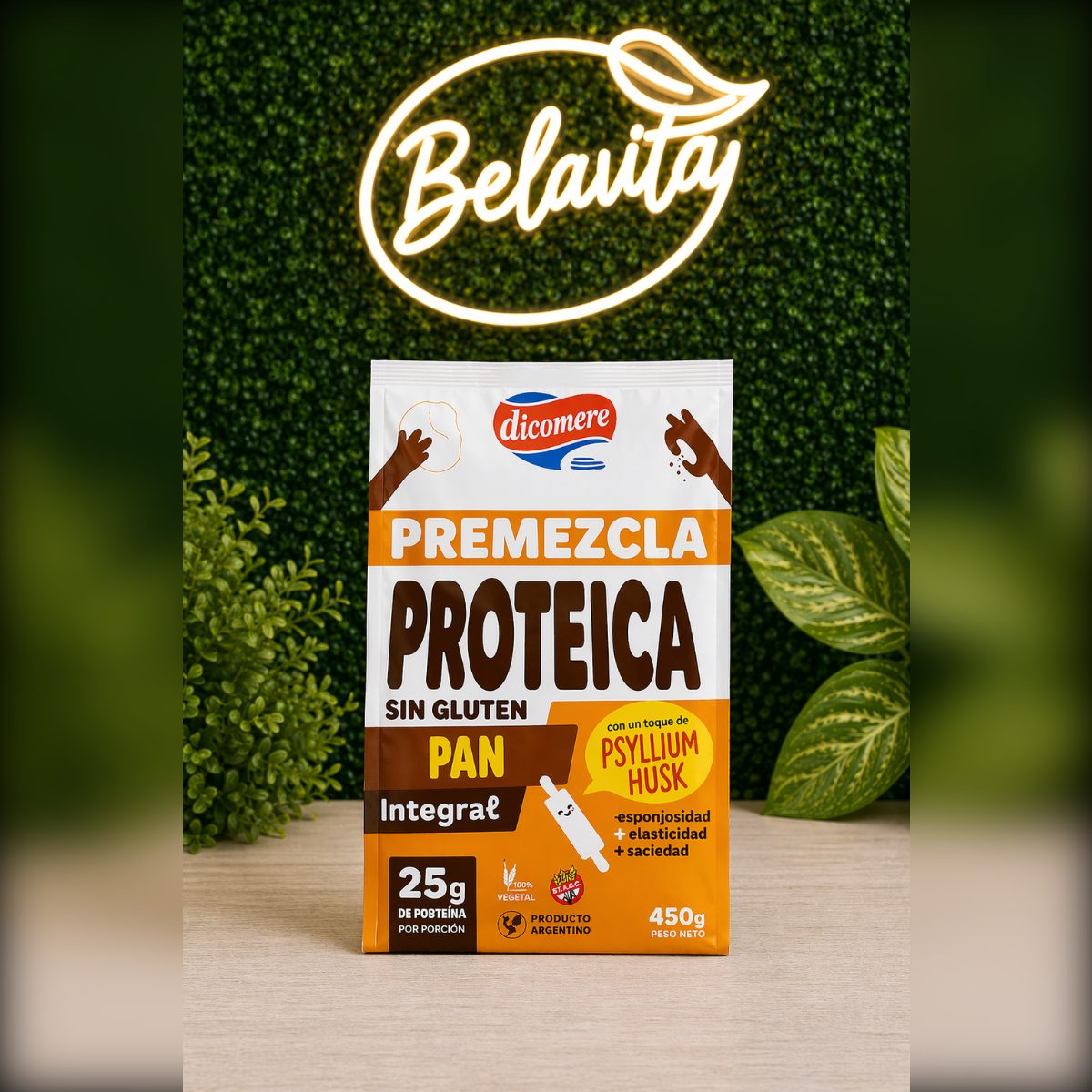 PREMEZCLA PROTEICA PAN INTEGRAL X450GRS