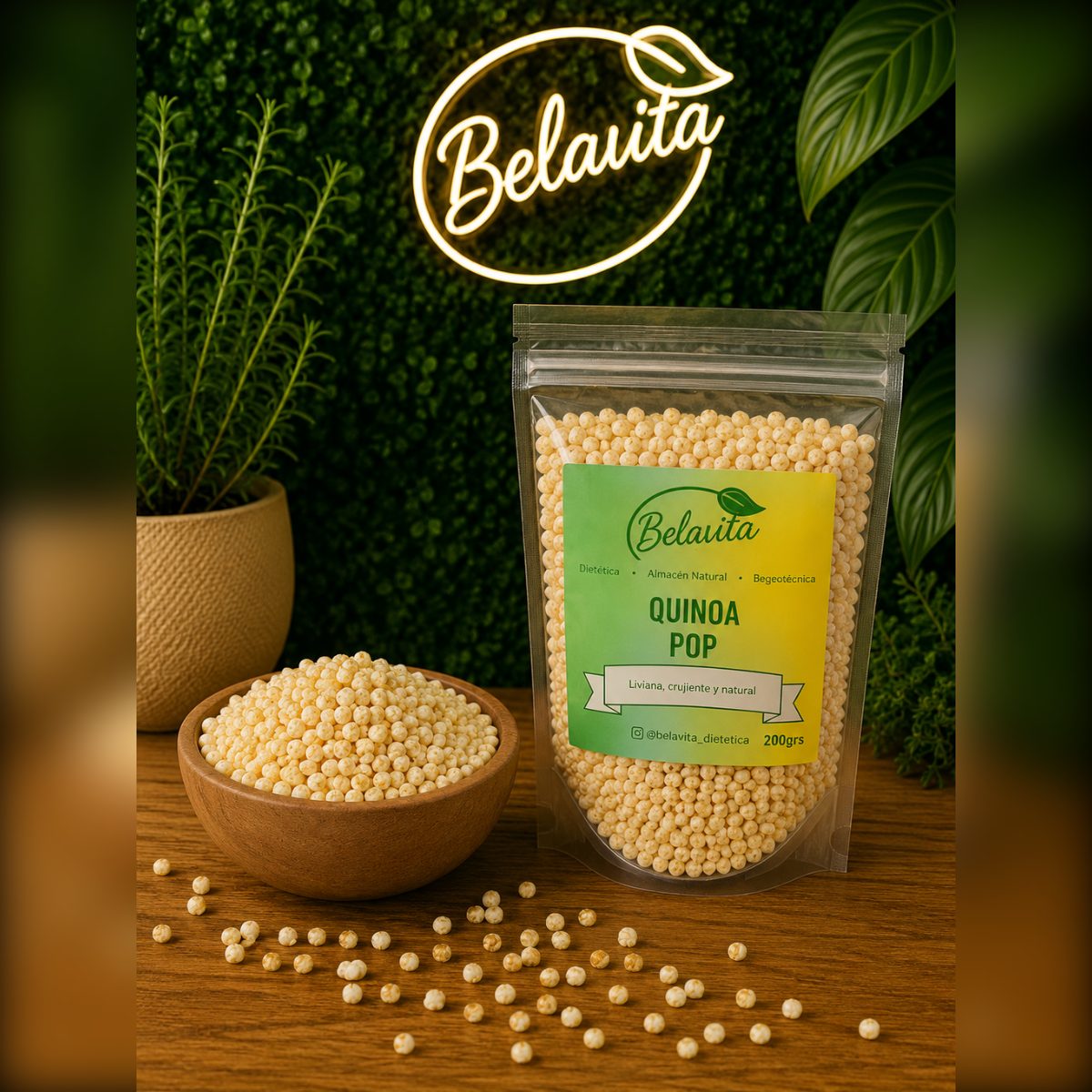 QUINOA POP CLASICA X100GRS