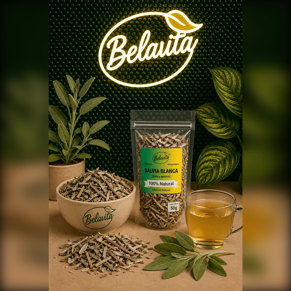 SALVIA BLANCA X50GRS