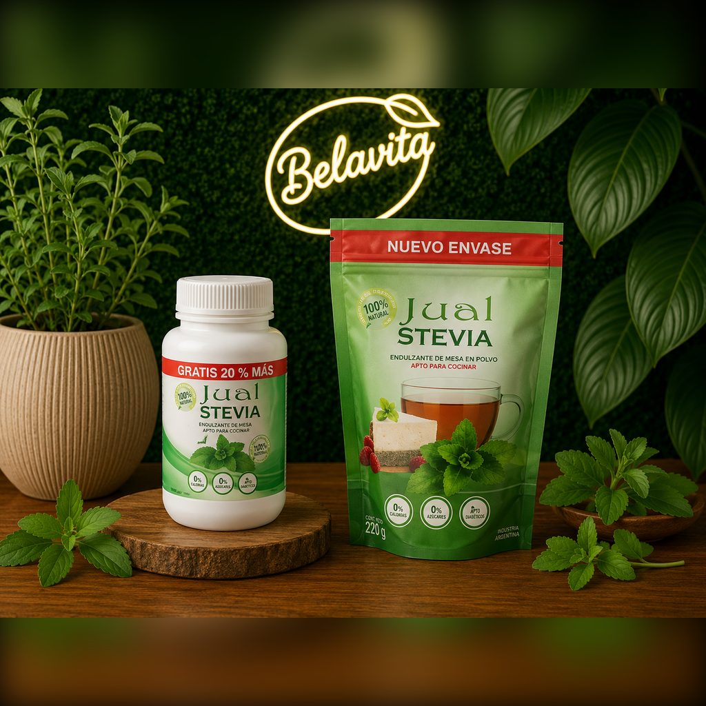STEVIA EN POLVO JUAL X 110GRS