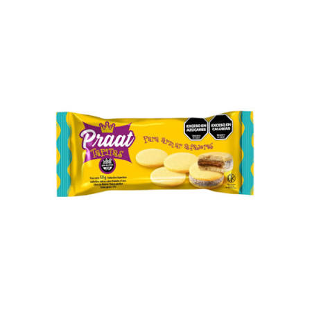 TAPITAS ALFAJOR SIN TACC X90GRS PRAAT