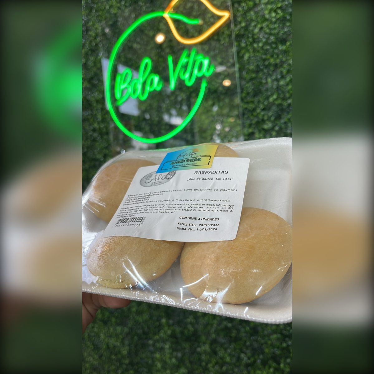 TORTAS RASPADAS X4U ALE