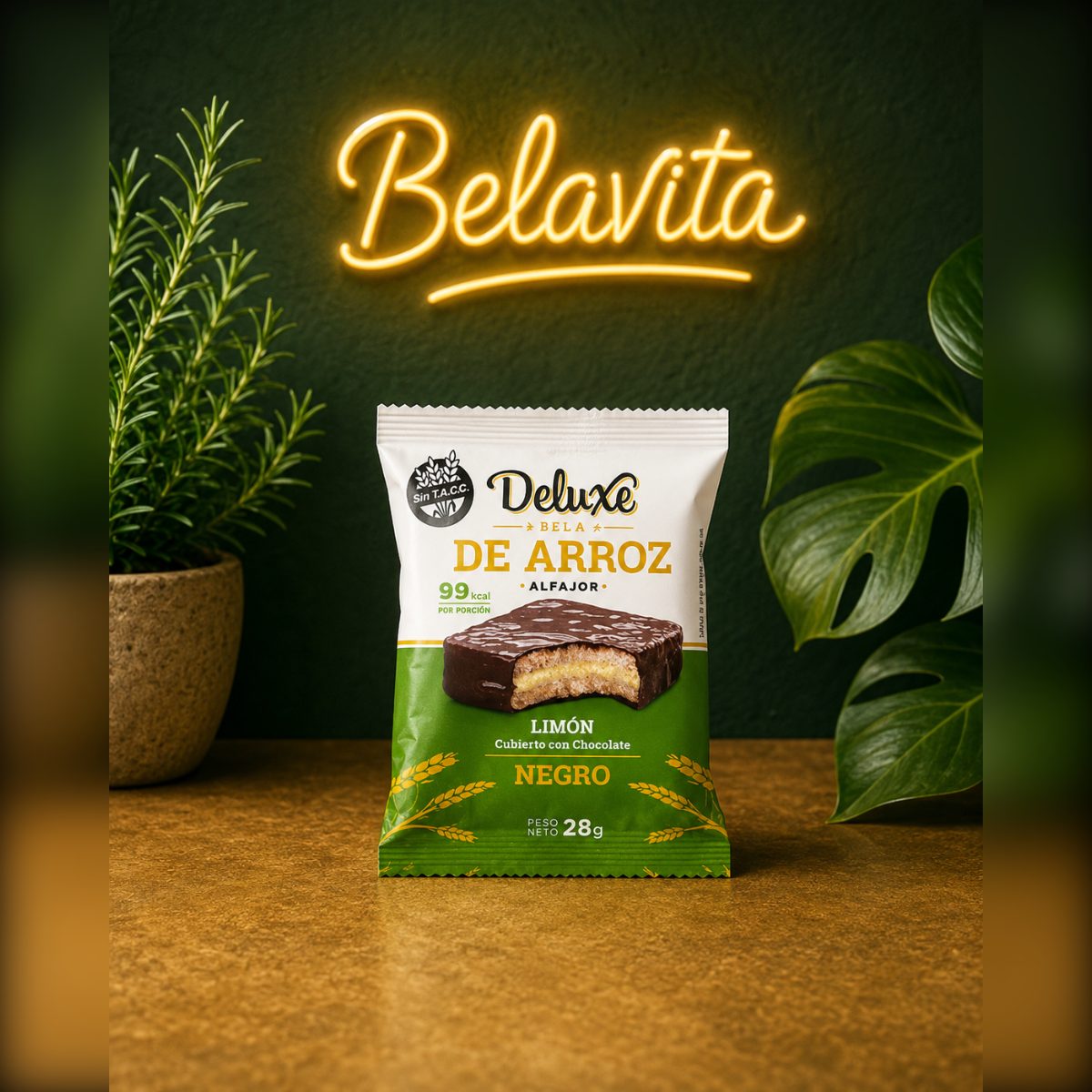 ALFAJOR DE ARROZ LIMON DELUXE