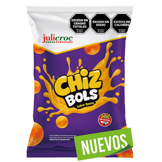 CHIZ BOLS SABOR QUESO X 90GRS JULICROC