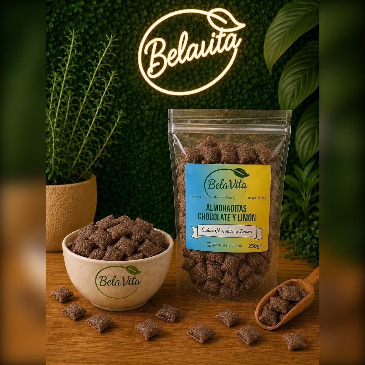 ALMOHADITAS CHOCOLATE Y LIMON X 100GR