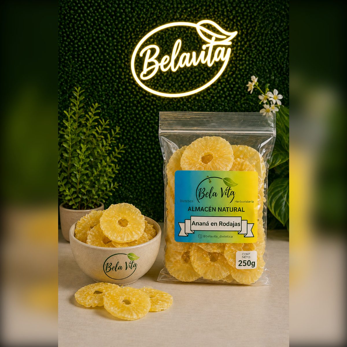 ANANA RODAJAS SECA X100GRS