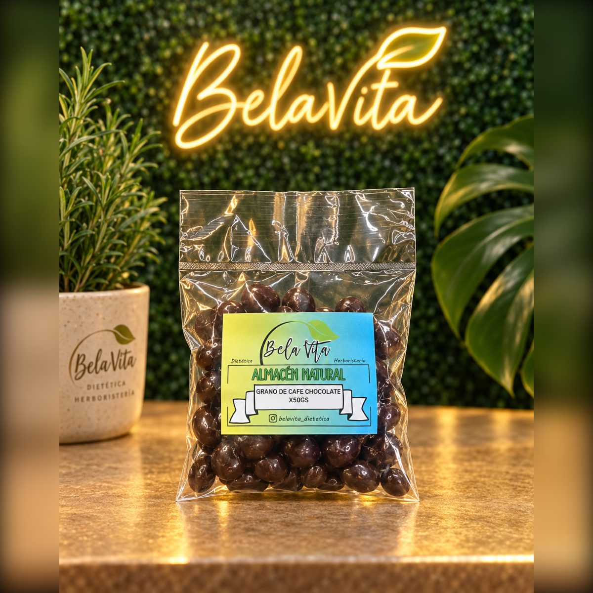 GRANO DE CAFE CON CHOCOLATE X 50GRS