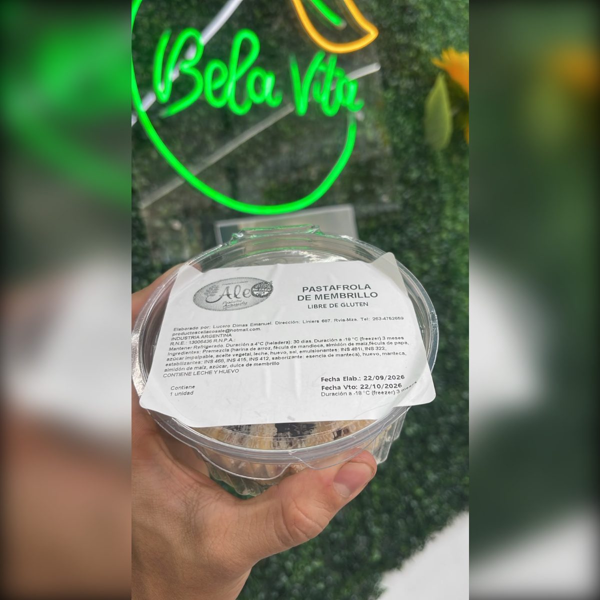 PASTAFLORA DE MEMBRILLO X220GRS ALE