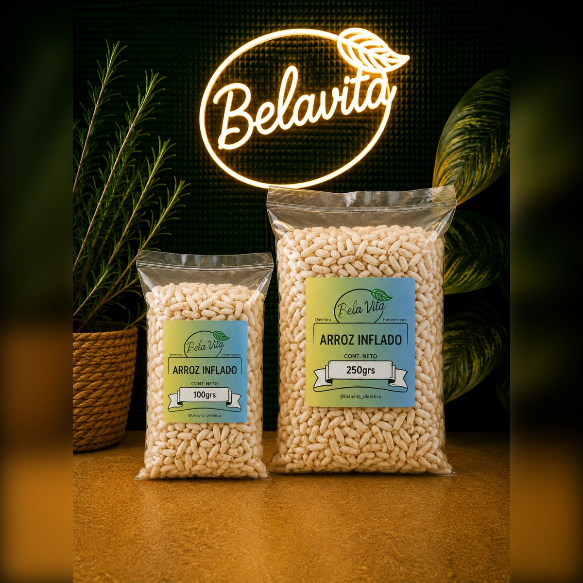 ARROZ INFLADO SIN AZUCAR X100GRS