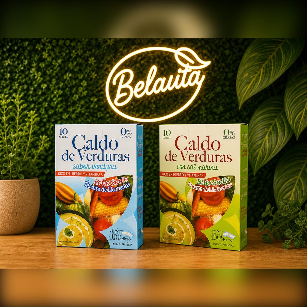 CALDO DE VERDURAS CON SAL