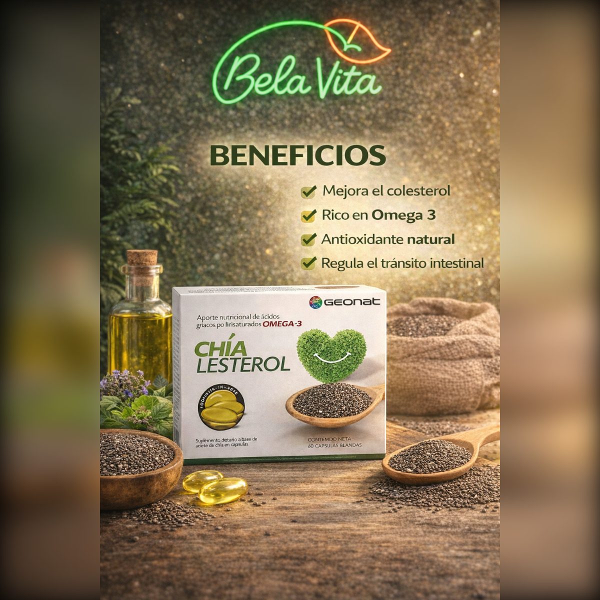 CHIA LESTEROL GEONAT