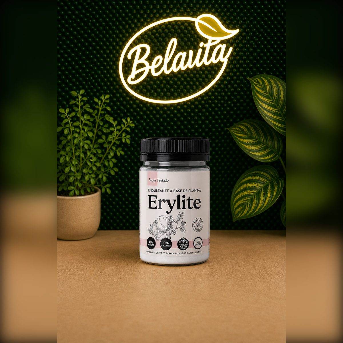ERYLITE endulzante a base de plantas natier X 250GR.