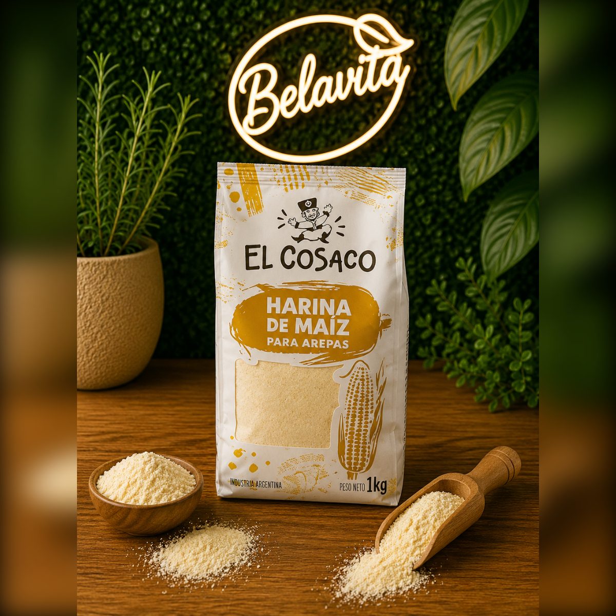 HARINA DE MAIZ x 1kg. EL COSACO
