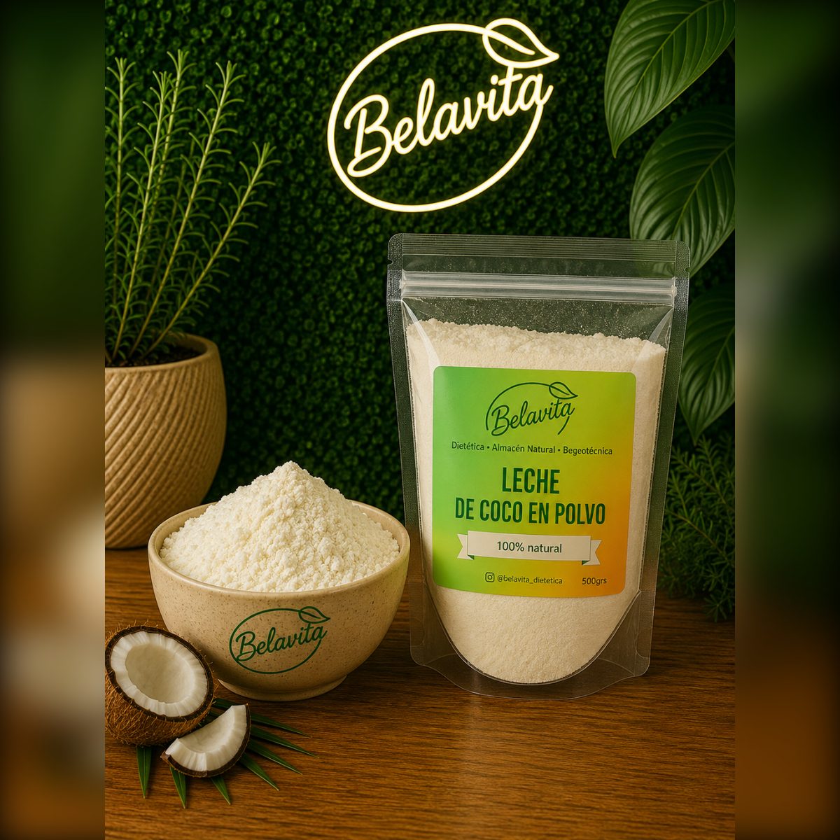 LECHE DE COCO EN POLVO X250GRS