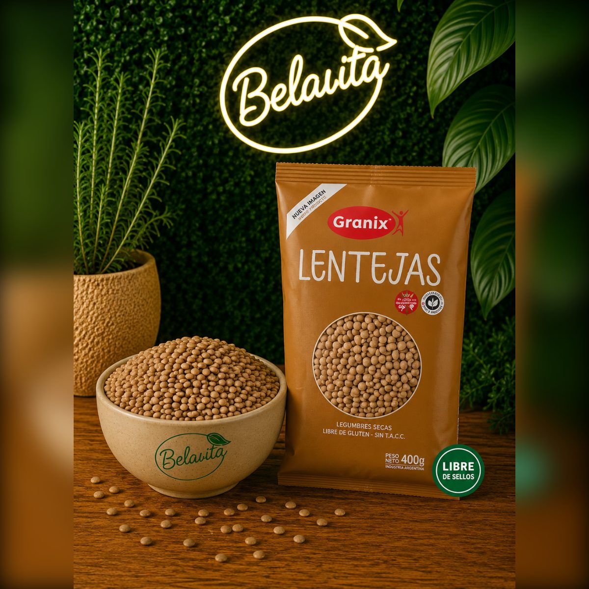 LENTEJAS SIN TACC X400GRS