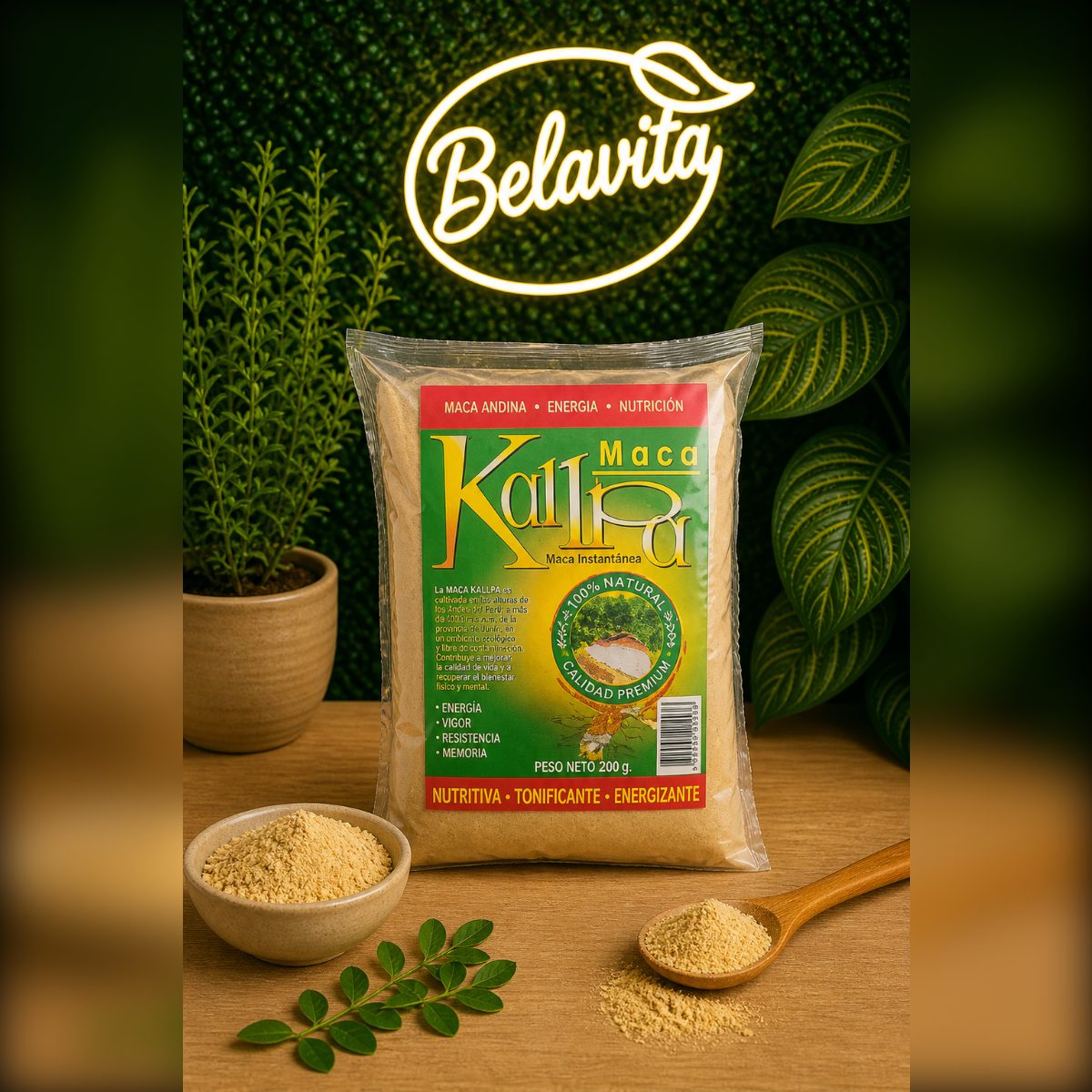 MACA KALLPA CLASICA 500GR