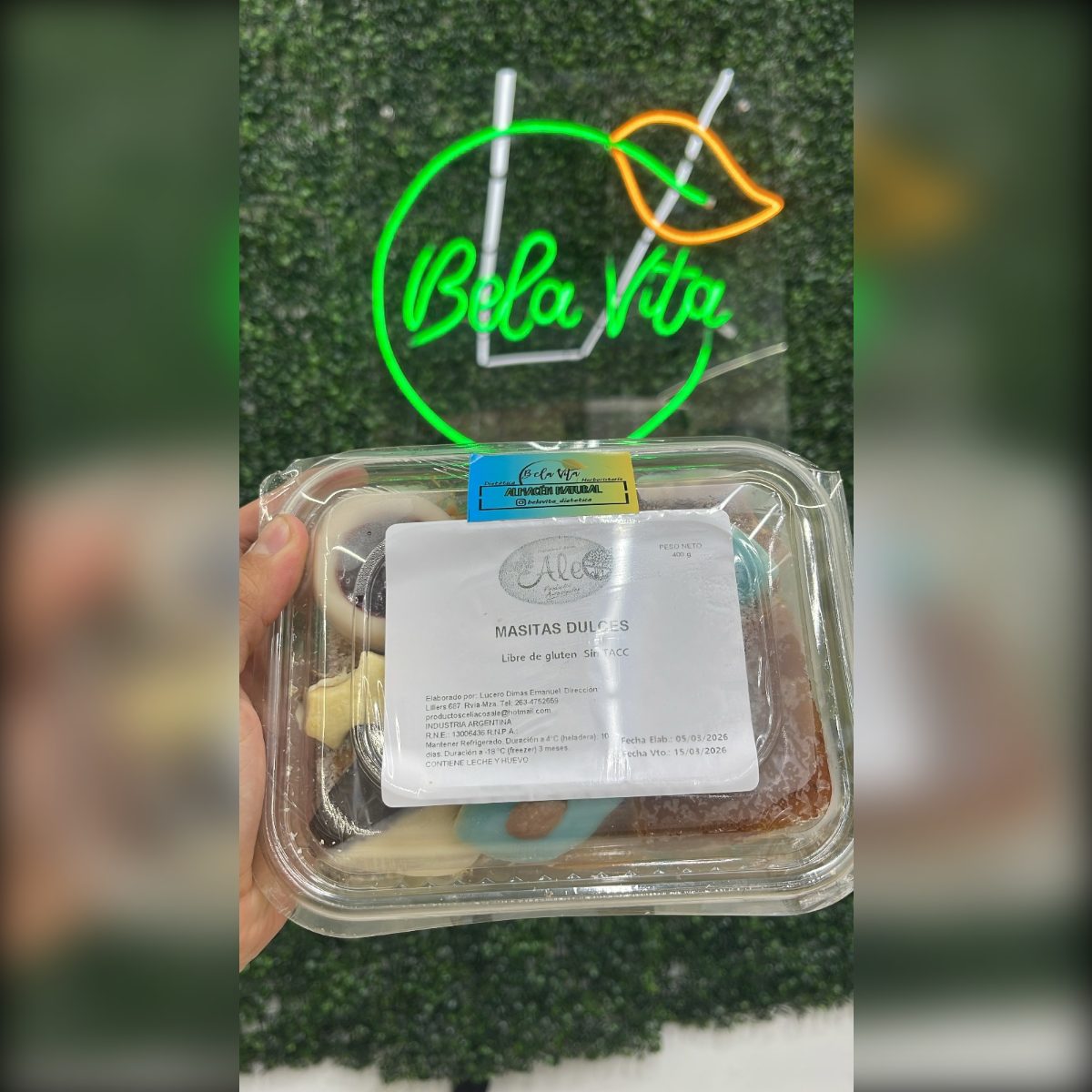 MASITAS DULCES SECAS X400G ALE