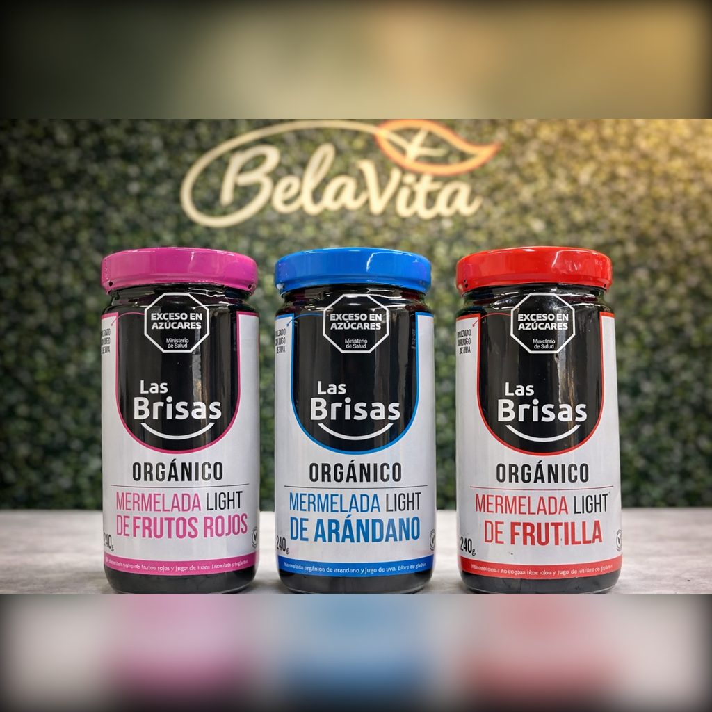MERMELADA FRUTOS ROJOS SIN AZUCAR X 240 GRS. LAS BRISAS